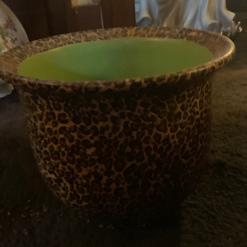 Leopard Vase